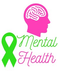 Mental health day SVG design