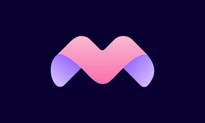 Letter M Logo Modern and Creative. Initial Letter Logo.