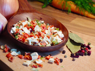 suszone warzywa, marchew, pietruszka, czosnek, por, przyprawy, dried vegetables	