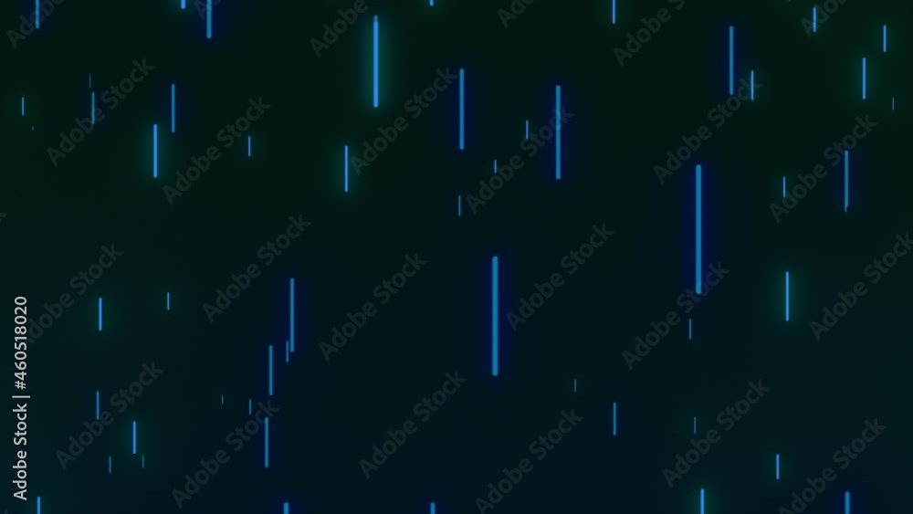 Poster abstract directional neon lines geometric background. data flow. optical fiber. seamless loop 4k mot