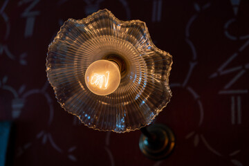 Lampe von unten