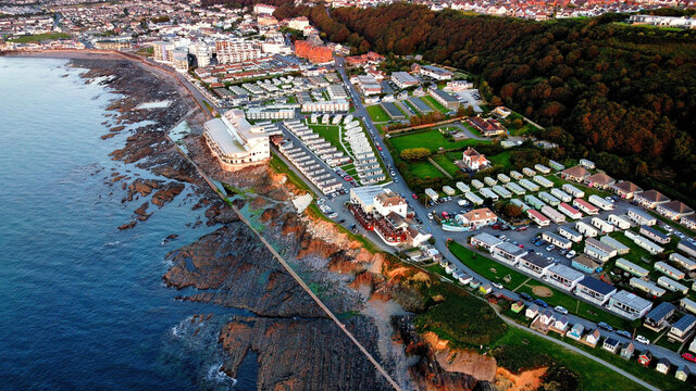 aerial view of beach
