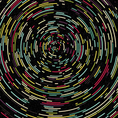 Colorful Universe Distribution Computational Generative Art background illustration