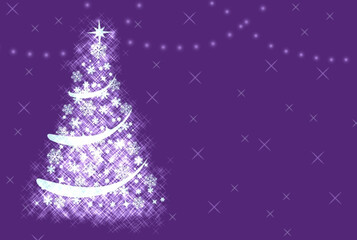 abstract christmas tree