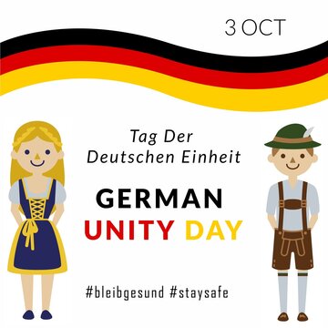 german unity day vector design