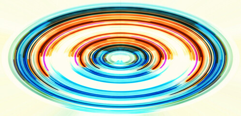 Abstract Rainbow light trails