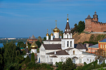 Fototapeta na wymiar Church of Elijah the Prophet, Nizhny Novgorod, Russia.