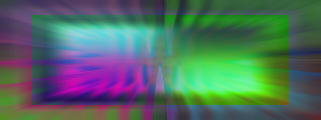 Abstract iridescent burst background image.