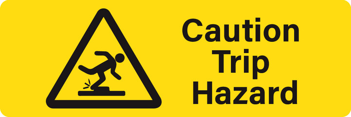 Caution Trip Hazard
