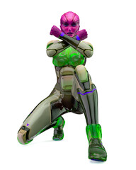 reptile girl got the power crashed