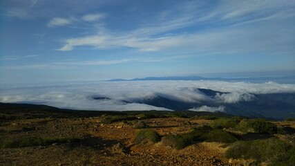 landscape with clouds