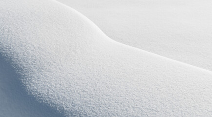 Ruins of a ruined fortress under the snow