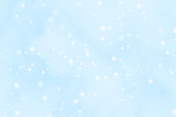 Abstract snowfall background.  Concept for winter season, Christmas and New Year. 