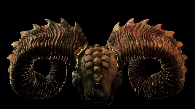 Scary Goat Skull VJ Loop &ndash; is a cool scary animation of devil goat skull. It is perfect to use on VJ thematic sets, metal and gothic festivals, halloween parties or your performances.
