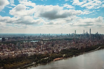 view of the city of Manhattan
