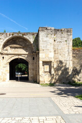 Fototapeta na wymiar Market gate at ruins of medieval fortification in town of Vidin, Bulgaria