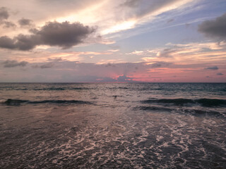 Red sunset at Punta de Mita