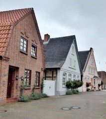 Fototapeta na wymiar Häuser in Kappeln