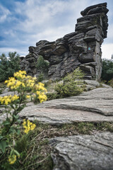 rocks in the mountains