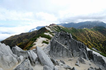 【長野】燕岳の黄葉
