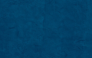 Beautiful Abstract Grunge Decorative Navy Blue Dark Stucco Wall Background. Art Rough Stylized Texture Banner With Space For Text