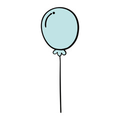 blue balloon