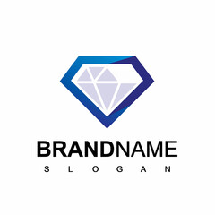 Naklejka premium Diamond Logo Template