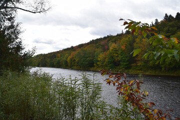 Naklejka premium The Laurentides region of Quebec