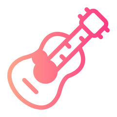 guitar gradient icon