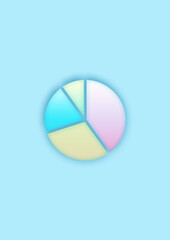 Obraz premium 淡いアイコン