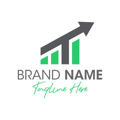 up arrow inspiration illustration logo letter T