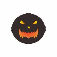 Icon Pumpkin Halloween Illustration
