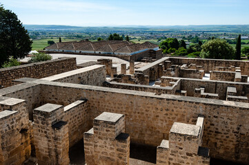 Madinat al-Zahra (Medina Azahara), the ruins of a fortified Arab Muslim medieval palace-city near Cordoba, Spain