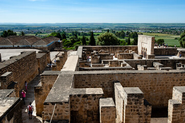 Madinat al-Zahra (Medina Azahara), the ruins of a fortified Arab Muslim medieval palace-city near Cordoba, Spain
