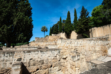 Madinat al-Zahra (Medina Azahara), the ruins of a fortified Arab Muslim medieval palace-city near...