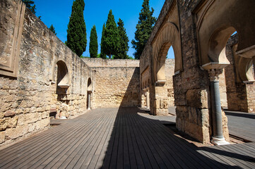 Madinat al-Zahra (Medina Azahara), the ruins of a fortified Arab Muslim medieval palace-city near Cordoba, Spain