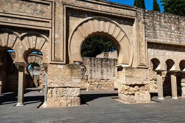 Madinat al-Zahra (Medina Azahara), the ruins of a fortified Arab Muslim medieval palace-city near Cordoba, Spain