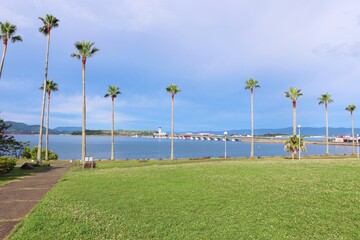 大村市　森林公園から見る長崎空港