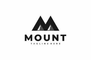 letter M mounts logo