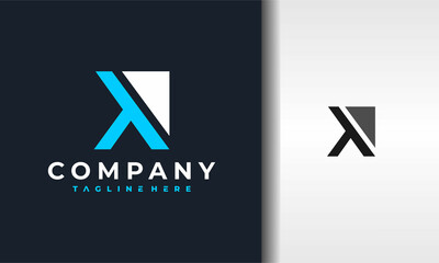 simple letter X logo