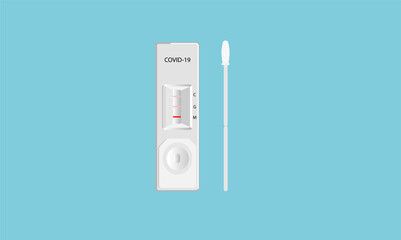 coronavirus vaccine in a research medical illustration vector