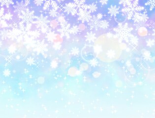 雪の結晶　背景壁紙