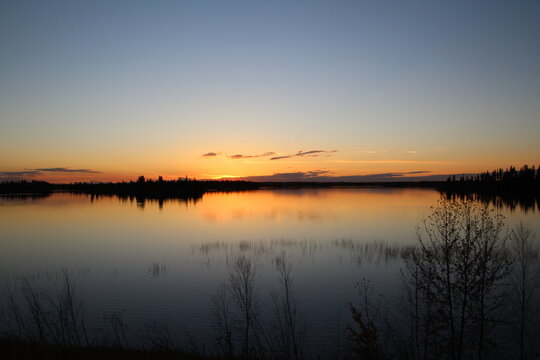 Long Sunset, Elk Island National Park, Alberta © Michael Mamoon