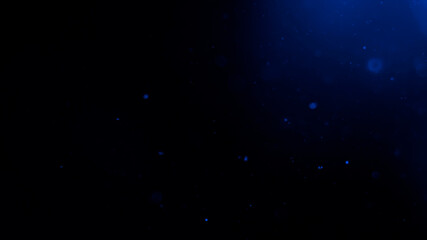 Background of natural floating dust particles backlit with lens flare