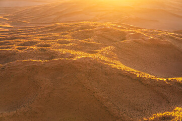 Beautiful natural landscape of Namib Desert. The region with the lowest population density in the world. A popular tourist country and destination in Africa, Namibia.