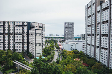 building in the city