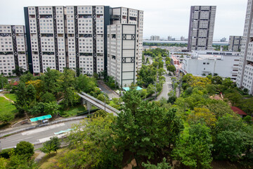 view of the city