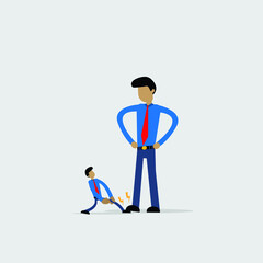 person with briefcase