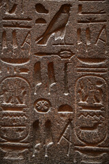 Ancient writing of people from Egypt 