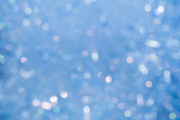 Unfocused blur of light blue smoky lights-abstract blue background